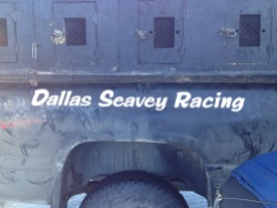 When we went mushing, we used some of Dallas Seavey's dogs!